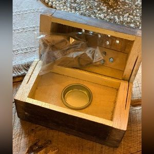 Wooden box - Incense cone holder